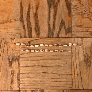 shell necklace and anklet set